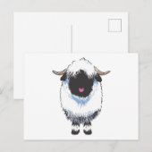 Wallis Black Nose Sheep Postcard Postkarte (Vorne/Hinten)