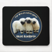 Wallis Blacknose - das niedlichste Schaf der Welt! Mousepad (Vorne)