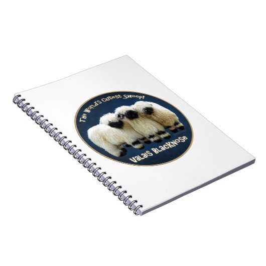 Wallis Blacknose - das niedlichste Schaf der Welt! Notizblock (Rechte Seite)