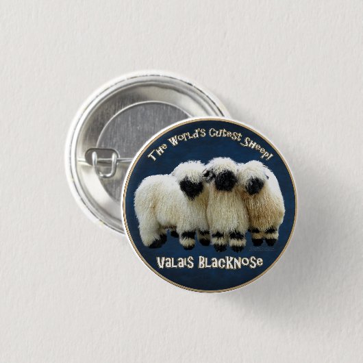 Wallis Blacknowledged - Das Niedlichste Schaf der Button (Vorne & Hinten)