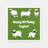 Wallis Blwleise Farm Themed Party Serviette (Vorderseite)