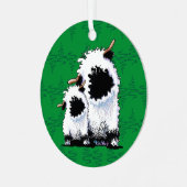 Wallis Blwlese Ornament Aus Metall (Vorderseite links)