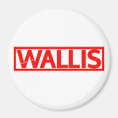 Wallis Briefmarke Magnet (Vorne)