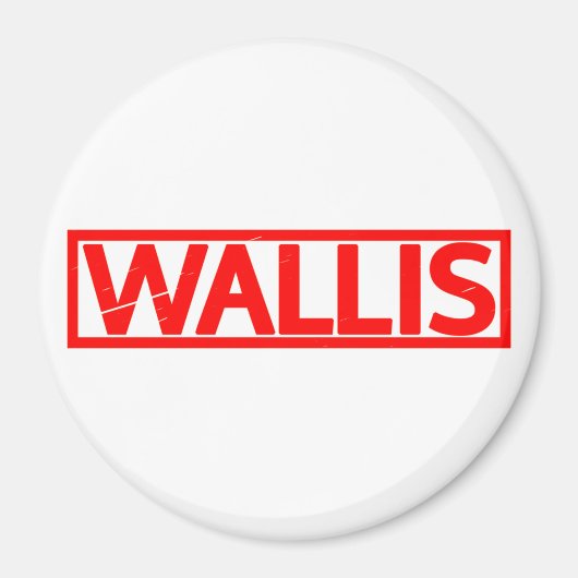 Wallis Briefmarke Magnet (Vorne)