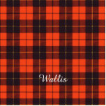 Wallis-Clan karierter schottischer Tartan<br><div class="desc">Ein reizender Entwurf basiert auf dem wirklichen schottischen Tartan</div>