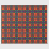 Wallis-Clan karierter schottischer Tartan Geschenkpapier (Flach)