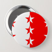 Wallis, die Schweiz Button (Vorne & Hinten)