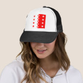 Wallis-Flagge Truckerkappe (Beispiel)