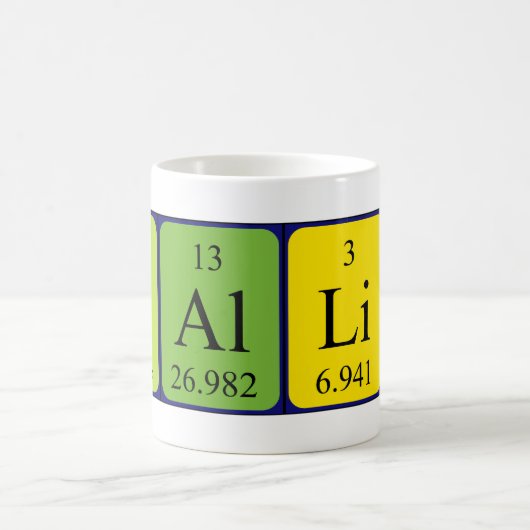 Wallis Periodenname Tasse (Mittel)