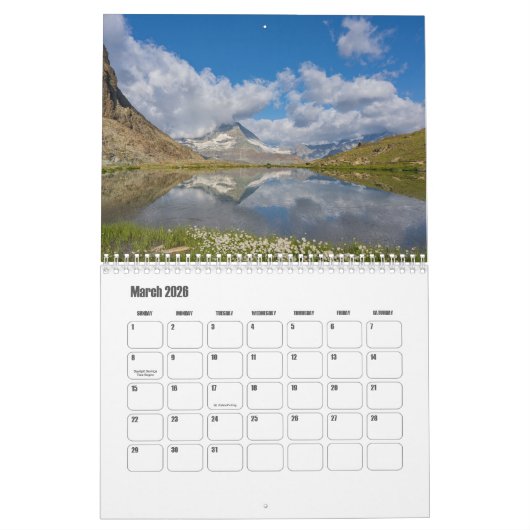 Wallis-Schweiz-Kalender Kalender (Mär 2026)