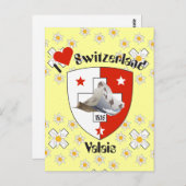 Wallis Schweiz Postkarte (Vorne/Hinten)