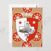 Wallis Schweiz Postkarte (Vorne/Hinten)