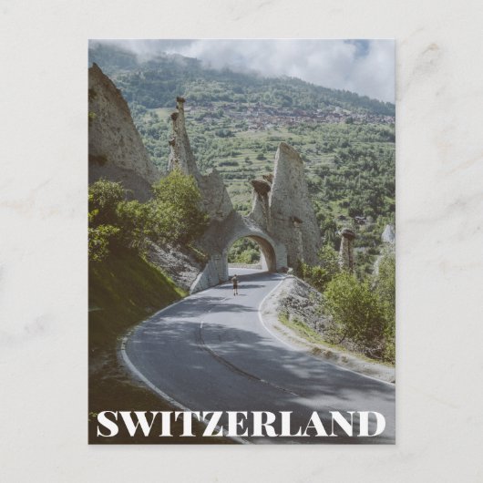 Wallis, Schweiz Postkarte (Vorderseite)