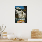 Wallis, Schweiz, Schweiz, Schweiz, Skiposter Poster (Küche)