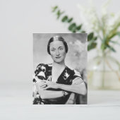 Wallis Simpson Postkarte (Stehend Vorderseite)