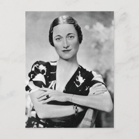 Wallis Simpson Postkarte (Vorderseite)
