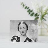 Wallis Simpson Postkarte (Stehend Vorderseite)
