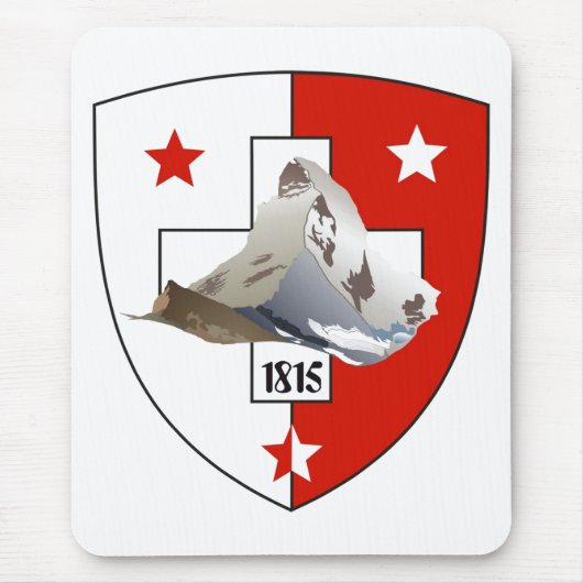 Wallis Suisse Schweiz Mauspad (Vorne)