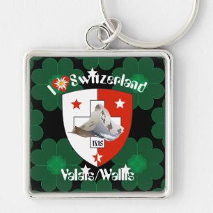 Wallis Suisse-Schweiz Schlüsselger Schlüsselanhänger