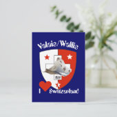 Wallis Suisse / Wallis Schweiz Postkarte (Stehend Vorderseite)