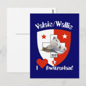 Wallis Suisse / Wallis Schweiz Postkarte (Vorne/Hinten)