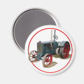 Wallis-Traktor Magnet (Vorderseite/Rückseite)