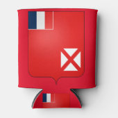 Wallis und Futuna-Emblem Dosenkühler (Vorderseite)
