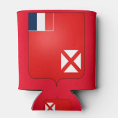Wallis und Futuna-Emblem Dosenkühler (Rückseite)