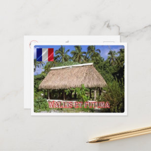 Wallis und Futuna - Fale auf Faioa - Postkarte