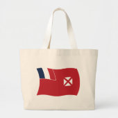 Wallis und Futuna Flag Tote Bag Jumbo Stoffbeutel (Vorne)