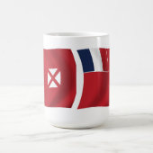 Wallis und Futuna Flagge Tasse (Mittel)