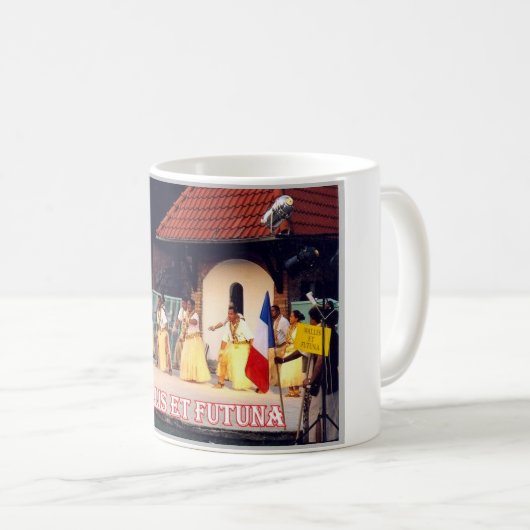 Wallis und Futuna - Folklore - Kaffeetasse (VorderseiteRechts)