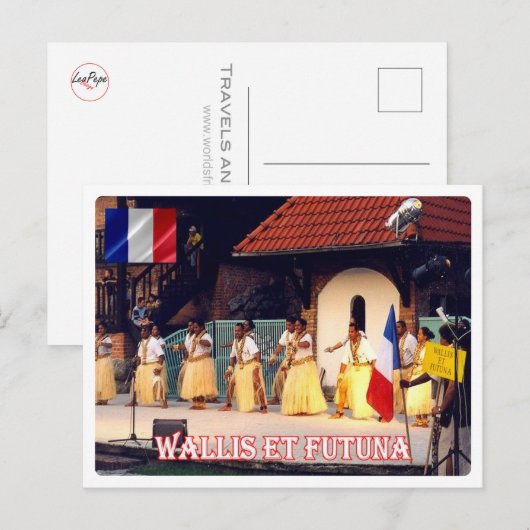 Wallis und Futuna - Folklore - Postkarte (Vorne/Hinten)