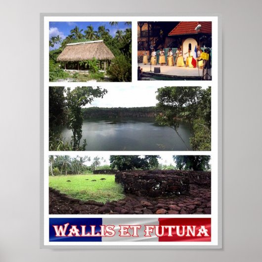 Wallis und Futuna - Mosaik - Poster (Vorne)