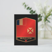 Wallis und Futuna Postkarte (Stehend Vorderseite)