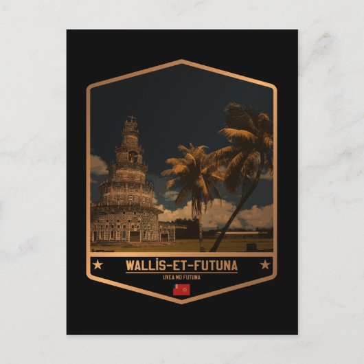Wallis und Futuna Postkarte (Vorderseite)
