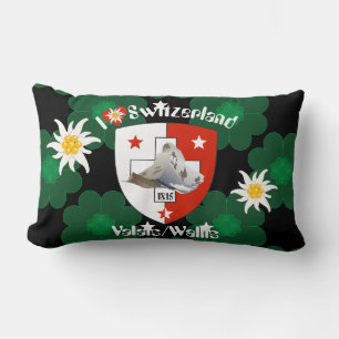 Wallis Valais Schweiz Suisse Kissen