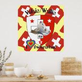Wallis Valais Schweiz Suisse Poster (Küche)