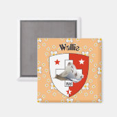 Wallis Wallis Schweiz Suisse Magnete Magnet (Vorderseite/Rückseite)