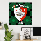 Wallis Wallis Schweiz Suisse Poster (Heimbüro)