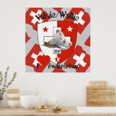 Wallis Wallis Schweiz Suisse Poster (Küche)