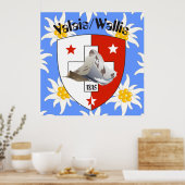 Wallis Wallis Schweiz Suisse Poster (Küche)