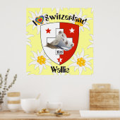 Wallis Wallis Schweiz Suisse Poster (Küche)