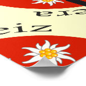 Wallis Wallis Schweiz Suisse Poster (Ecke)