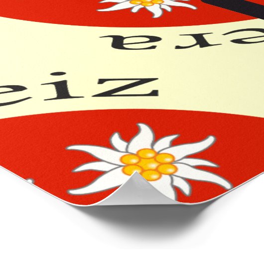 Wallis Wallis Schweiz Suisse Poster (Ecke)