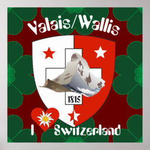 Wallis Wallis Schweiz Suisse Poster