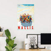 Wallis Zermatt Skigebiet Schweiz Schweizer Alpen Poster (Heimbüro)