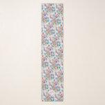 WALLISCHE BLUME UND SCHALTFLÄCHEN SCHAL<br><div class="desc">Glamouröser Scarf, um jeden modischen Schrank zu betonen ... . Farbenfrohe, fröhliche und whimsical Aquarellmalereien. Airy, sorgenfrei und anpassbar. Blau, Rosa, Gelb, Lila, Orange, Mauve, Peach, Aqua, Rot sind nur einige wenige Farben, die vorgestellt werden! Die Pfoten meines Hundes sind in Aquarellfarbe getaucht, dann habe ich Blume, Schmetterlinge aus den...</div>