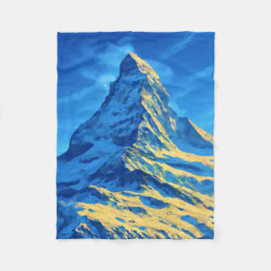 Walliser Alpen Fleecedecke