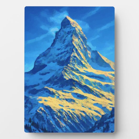 Walliser Alpen Fotoplatte (Vorderseite)